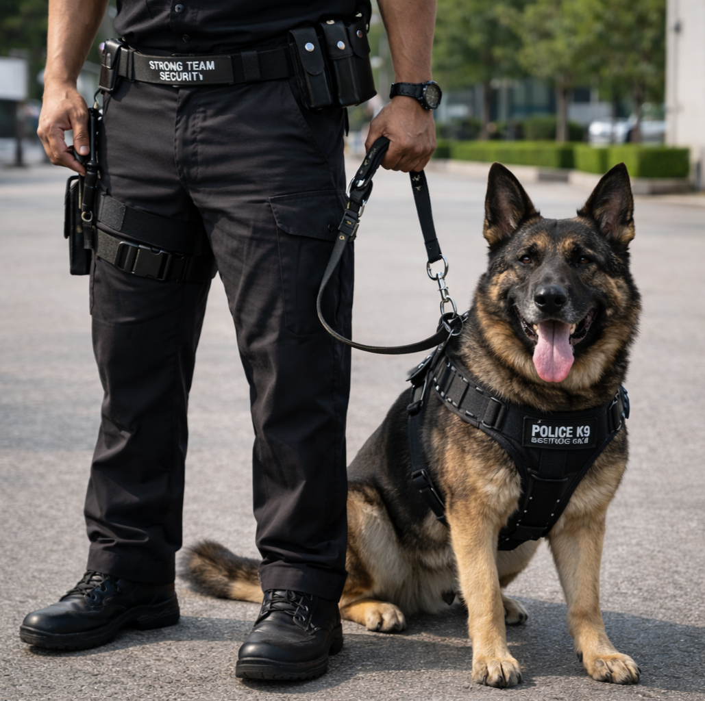 Strong team patrol dog